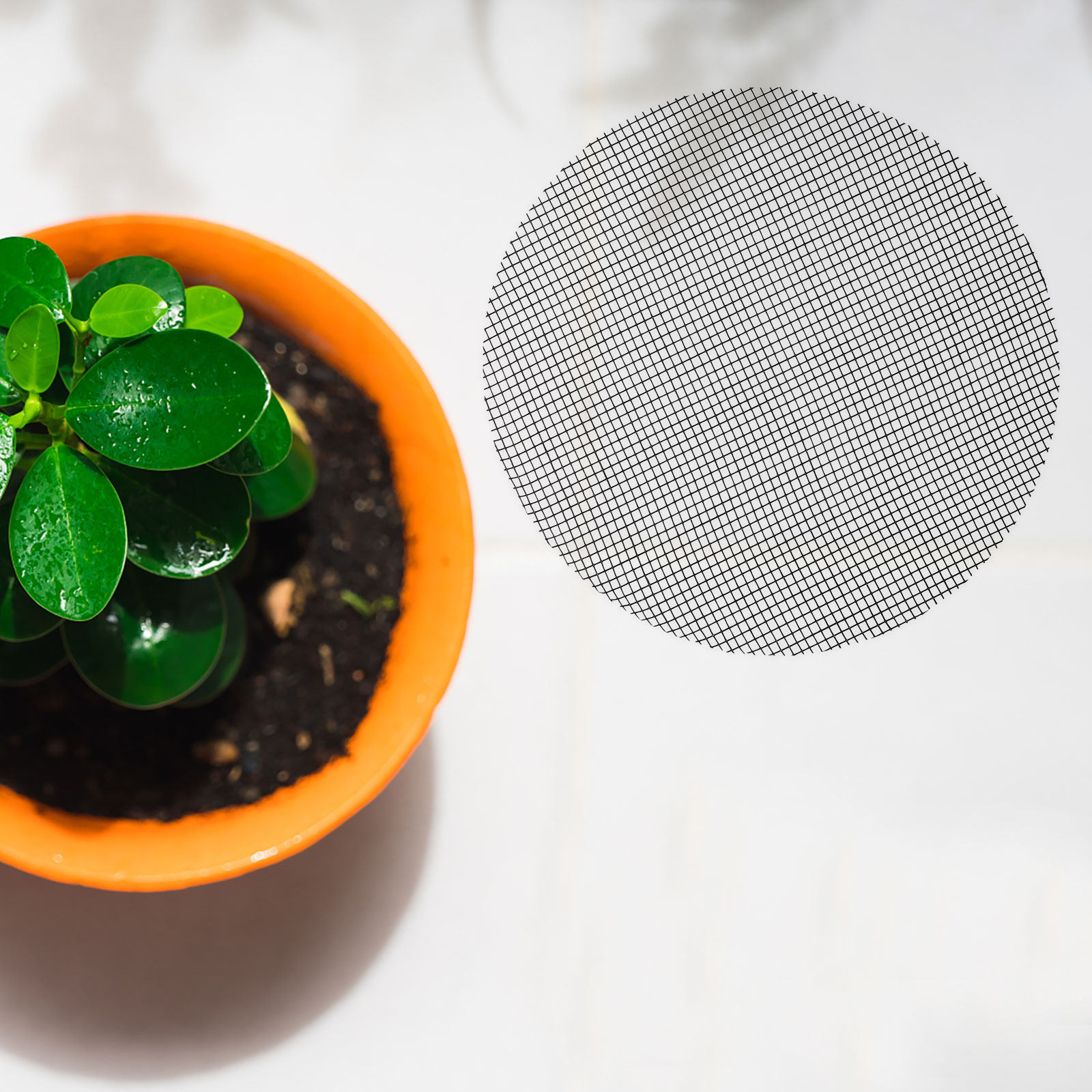 50Pcs Flower Pot Hole Mesh Pad - Bonsai Garden Plants recension och pris