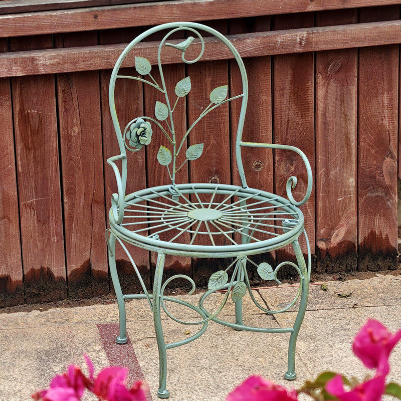 Iron Rose Flower Stand Stool V - Bonsai Vertical Garden recension och pris