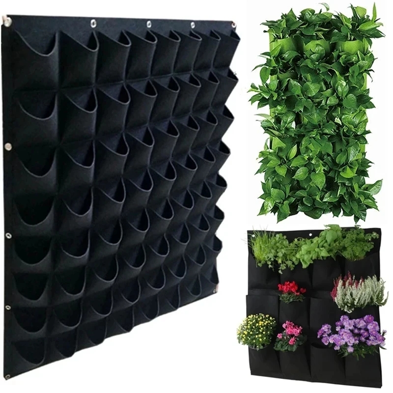 Wall Hanging Planting Bag Mult - Bonsai Vertical Garden recension och pris